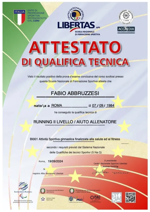 Libertas certificate